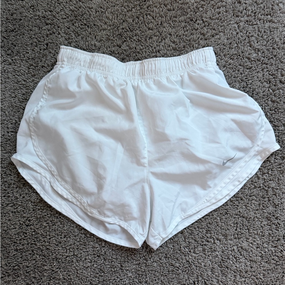 Nike Women's White Athletic Shorts